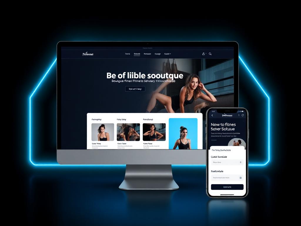 Pulse Fitness Studio website preview